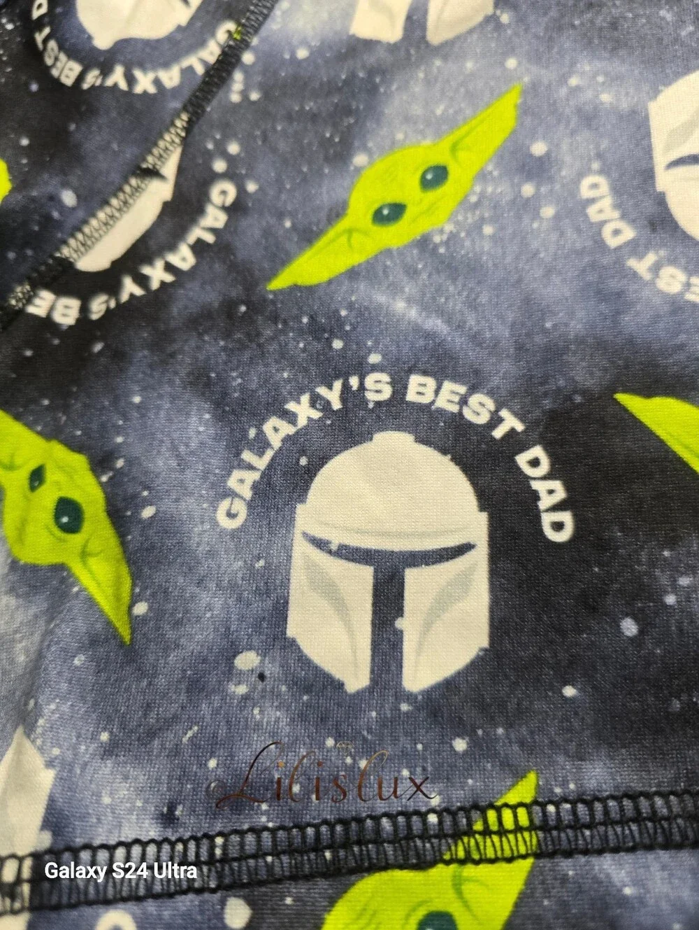 Star Wars Mandalorian And Grogu Boxer Mens XL Galaxies Best Dad New